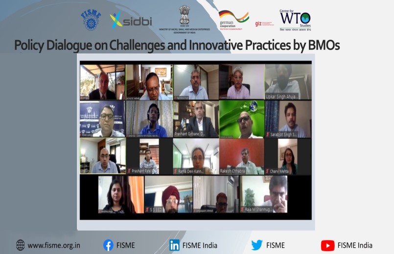 INSME President contributed to FISME webinar “Policy Dialogue on Challenges and Innovative Practices by BMOs”