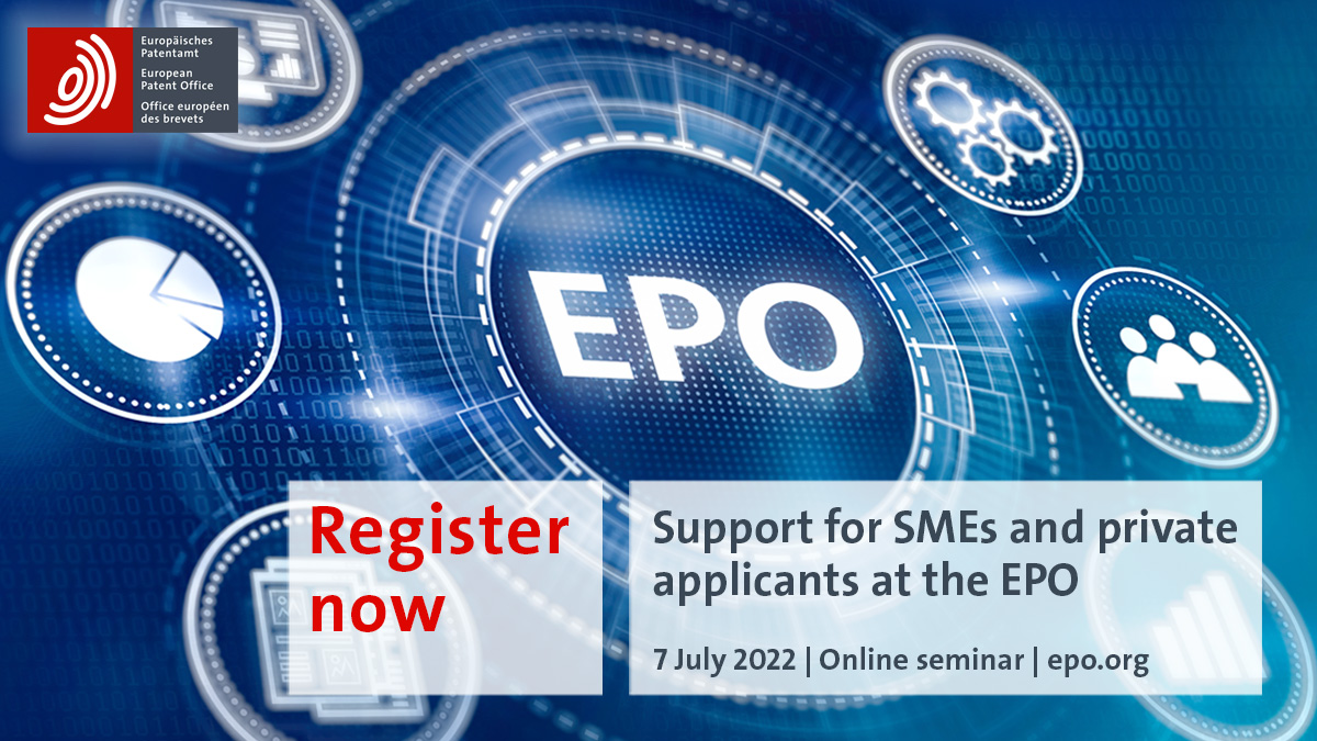 Support for SMEs and private applicants at the EPO
