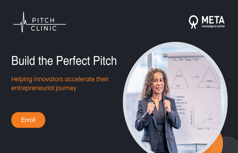 Pitch Clinic: helping innovators accelerate their entrepreneurial journey