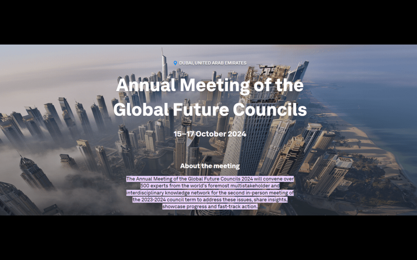 Annual Meeting of the Global Future Councils